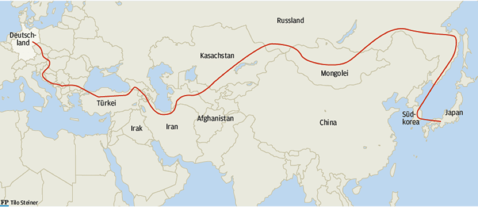 Travel route plan (credit: Road2Tokio)